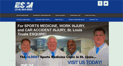 Desktop Screenshot of esquiresportsmedicine.com