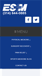 Mobile Screenshot of esquiresportsmedicine.com